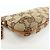 Borsa a mano pochette GUCCI Sherry GG Canvas Leather Beige Camel 152507 - vista 8
