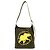 Autre Marque HUNTING WORLD Borsa a tracolla in tela e camoscio Borsa a tracolla Khaki Yellow