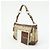 Borsa a tracolla COACH Signature Canvas Suede Leather Beige Brown - vista 24