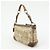 Borsa a tracolla COACH Signature Canvas Suede Leather Beige Brown - vista 3