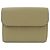 Chloé Billetera Compacta Chloe de Piel Small Tri-fold C-charm Khaki - vista 2