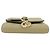 Chloé Billetera Compacta Chloe de Piel Small Tri-fold C-charm Khaki - vista 3