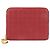 Céline Cartera Compacta Zippy de Piel CELINE con Monedero C-charm Roja