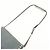 PRADA Etiquette Borsa 2Way in Pelle Borsa a Tracolla Borsa Clutch Grigia - vista 6