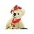 Portachiavi PRADA Motivo Orso Natale 2012 Beige Rosso - vista 6