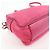 Borsa a spalla in nylon e pelle con logo triangolare PRADA Rosa BT1010 - vista 11