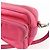 Borsa a spalla in nylon e pelle con logo triangolare PRADA Rosa BT1010 - vista 14