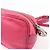 Borsa a spalla in nylon e pelle con logo triangolare PRADA Rosa BT1010 - vista 16
