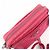 Borsa a spalla in nylon e pelle con logo triangolare PRADA Rosa BT1010 - vista 17
