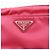 Borsa a spalla in nylon e pelle con logo triangolare PRADA Rosa BT1010 - vista 18