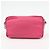 Borsa a spalla in nylon e pelle con logo triangolare PRADA Rosa BT1010 - vista 2