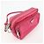 Borsa a spalla in nylon e pelle con logo triangolare PRADA Rosa BT1010 - vista 4