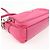 Borsa a spalla in nylon e pelle con logo triangolare PRADA Rosa BT1010 - vista 9