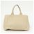 Borsa a mano PRADA Triangle Logo Canapa Vittello Daino Leather Beige - vista 2