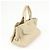 Borsa a mano PRADA Triangle Logo Canapa Vittello Daino Leather Beige - vista 4