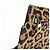 Borsa a tracolla LOEWE Unborn in pelle di vitello Leopard Brown Black - vista 16