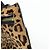 Borsa a tracolla LOEWE Unborn in pelle di vitello Leopard Brown Black - vista 17