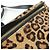 Borsa a tracolla LOEWE Unborn in pelle di vitello Leopard Brown Black - vista 24