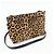 Borsa a tracolla LOEWE Unborn in pelle di vitello Leopard Brown Black - vista 4