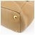Borsa Tote e Borsa a Tracolla PRADA in pelle Vitello Daino Marrone BR4970 - vista 15