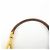 Hermès HERMES Jumbo Choker Bracciale in Pelle e Metallo Marrone Oro - vista 10