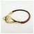 Hermès HERMES Jumbo Choker Bracciale in Pelle e Metallo Marrone Oro - vista 3