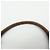 Hermès HERMES Jumbo Choker Bracciale in Pelle e Metallo Marrone Oro - vista 6