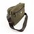 Borsa a tracolla in nylon PRADA con logo Triangle Khaki Brown BT0166 - vista 4