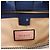 GUCCI GG Marmont Ghost Leather 2Way Hand Bag Navy Red White 448054 - vista 10