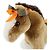 Hermès HERMES Hermy PPM Peluche Cheval Petit Marron Orange - vue 7