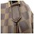 Borsa Louis Vuitton Damier Canvas Belem PM Marrone N51173 - vista 10