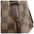 Borsa Louis Vuitton Damier Canvas Belem PM Marrone N51173 - vista 11