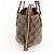 Borsa Louis Vuitton Damier Canvas Belem PM Marrone N51173 - vista 16
