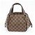 Borsa Louis Vuitton Damier Canvas Belem PM Marrone N51173 - vista 2