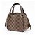 Borsa Louis Vuitton Damier Canvas Belem PM Marrone N51173 - vista 3