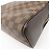 Borsa a mano Louis Vuitton Damier Canvas Leather Triana Ebene N51155 - vista 12