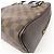 Borsa a mano Louis Vuitton Damier Canvas Leather Triana Ebene N51155 - vista 14