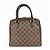Borsa a mano Louis Vuitton Damier Canvas Leather Triana Ebene N51155 - vista 2