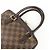 Borsa a mano Louis Vuitton Damier Canvas Leather Triana Ebene N51155 - vista 6