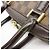 Borsa a mano Louis Vuitton Damier Canvas Leather Triana Ebene N51155 - vista 9