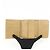 Portafoglio compatto trifold in nylon e pelle con logo PRADA Beige 1M0170 - vista 13