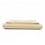Portafoglio compatto trifold in nylon e pelle con logo PRADA Beige 1M0170 - vista 5