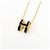 Hermès Collana in metallo Pop H HERMES Nero Oro - vista 3