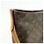 Borsa a tracolla Louis Vuitton Monogram Looping GM in pelle Marrone M51145 - vista 14