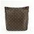 Borsa a tracolla Louis Vuitton Monogram Looping GM in pelle Marrone M51145 - vista 2