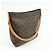 Borsa a tracolla Louis Vuitton Monogram Looping GM in pelle Marrone M51145 - vista 4