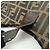 Borsa a tracolla e borsa a mano FENDI in tela Zucca e pelle Black Brown 26569 - vista 19