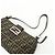 FENDI Borsa a mano e a tracolla in pelle e tela Zucca Marrone 26722 - vista 6