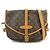 Louis Vuitton Monogram Saumur 30 Canvas Shoulder Bag Brown M42256