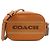 Borsa a spalla e borsa a tracolla in pelle con logo COACH Camel Brown